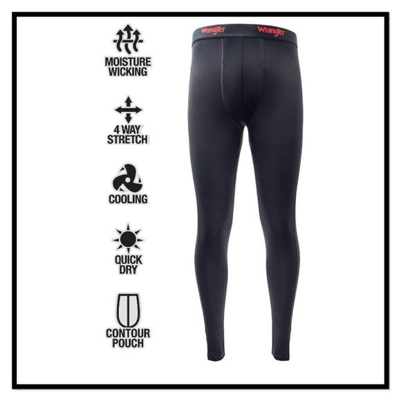 Wrangler Size XXL Men’s Performance Base Layer Pant - Picture 6 of 10